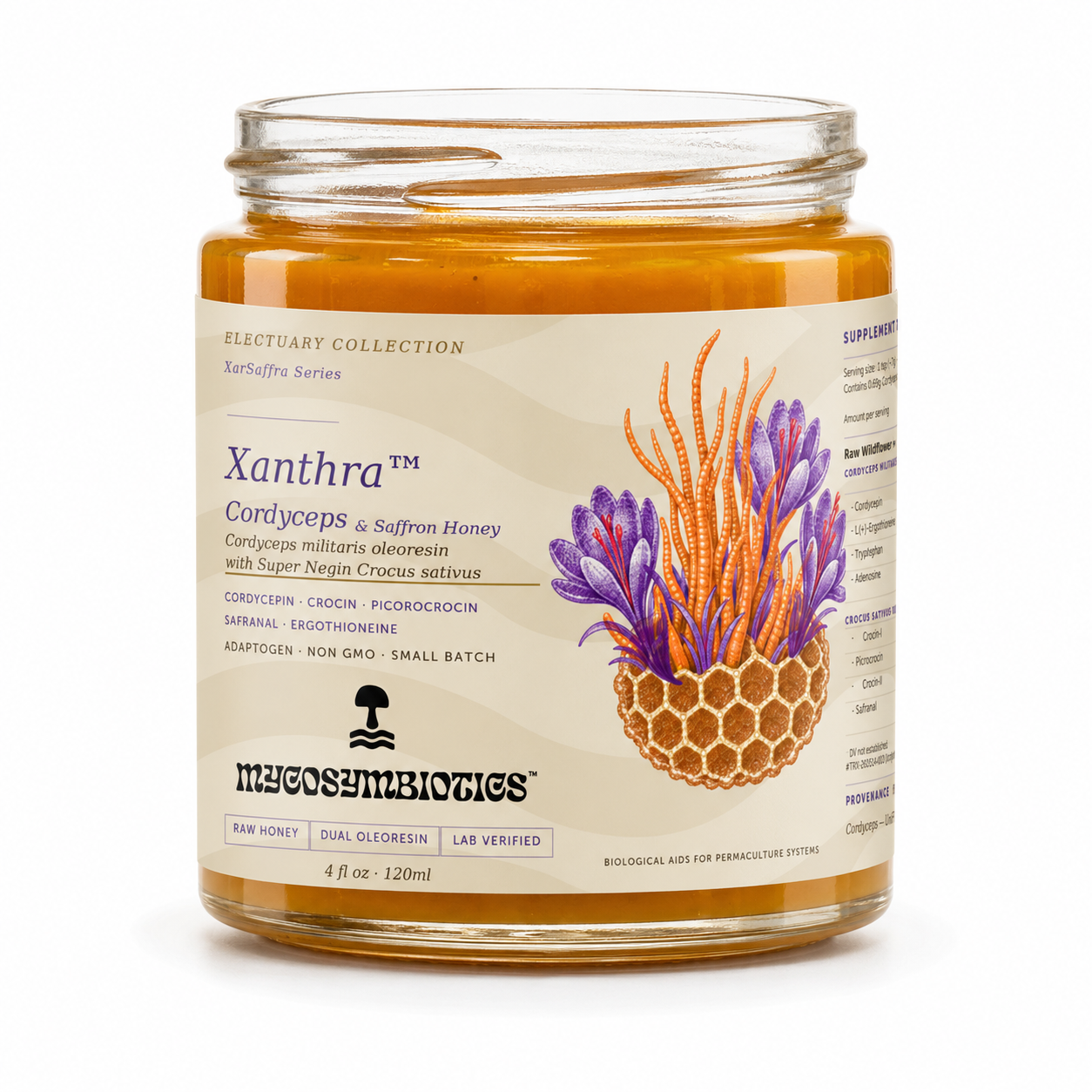 Xanthra™ — Cordyceps & Saffron Honey