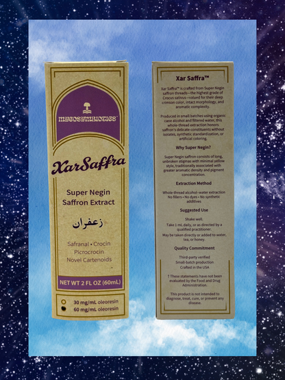 * Saffron Extract (Xar-Saffra) – Premium ISO Grade I Mood Support (10mL • 1oz • 2oz) * Most Potent Saffron Extract *