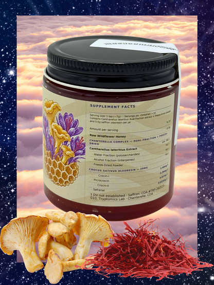 Chanterelle Saffron Honey — Wild-crafted Electuary