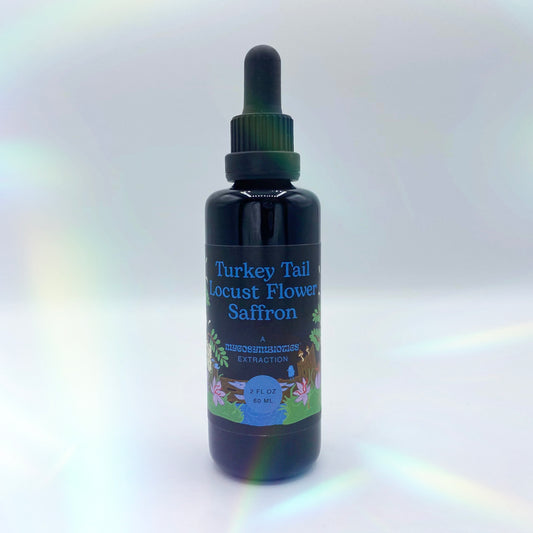Turkey Tail Locust Flower Saffron Tincture