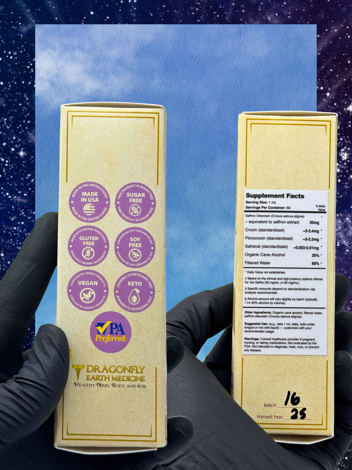 * Saffron Extract (Xar-Saffra) – Premium ISO Grade I Mood Support (10mL • 1oz • 2oz) * Most Potent Saffron Extract *