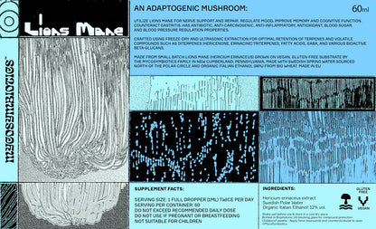 . Mushroom Dual Tincture . (Made in EU)