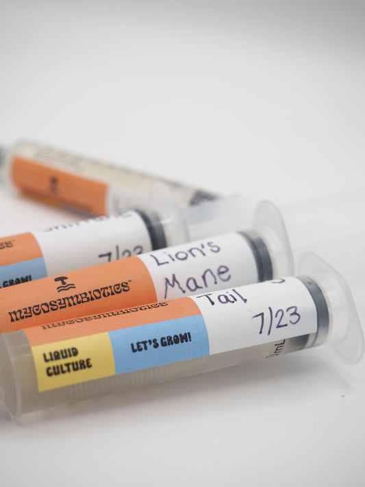 Liquid Culture Mycelium Syringe *Your Choice*