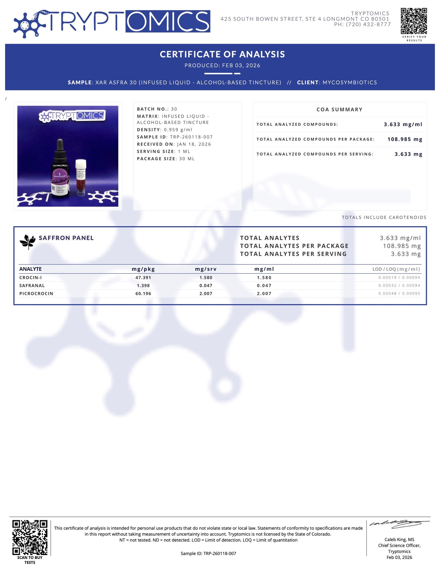 * Saffron Extract (Xar-Saffra) – Premium ISO Grade I Mood Support (10mL • 1oz • 2oz) * Strongest Saffron Extract in the World *