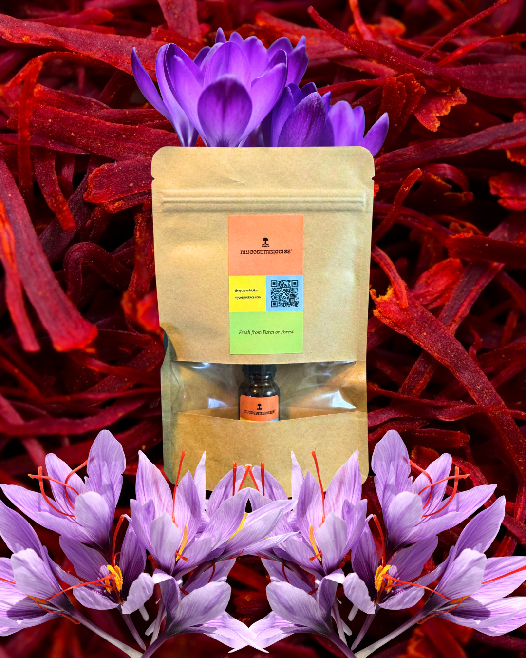 Saffron Extract (Xar-Saffra) – Premium ISO Grade I Mood Support (10mL • 1oz • 2oz)