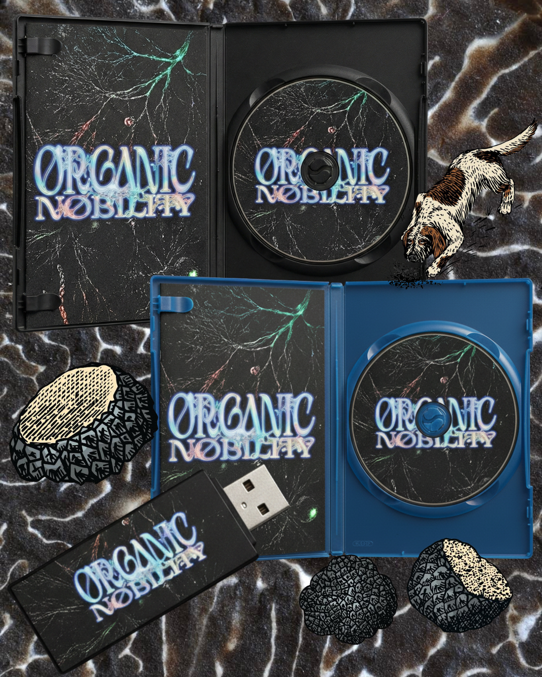 Organic Nobility: Truffles — The Earth’s Ultimate Mushrooms 📀 DVD • 🔵 Blu-ray • 🔌 USB • 💎 USB-C Collector Edition
