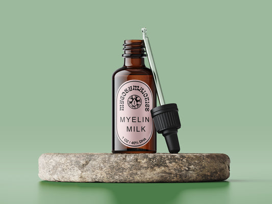 Myelin Milk (Pre-Order) Organic Lion’s Mane • Algal Omega-3 • Myelin-Centered Formula